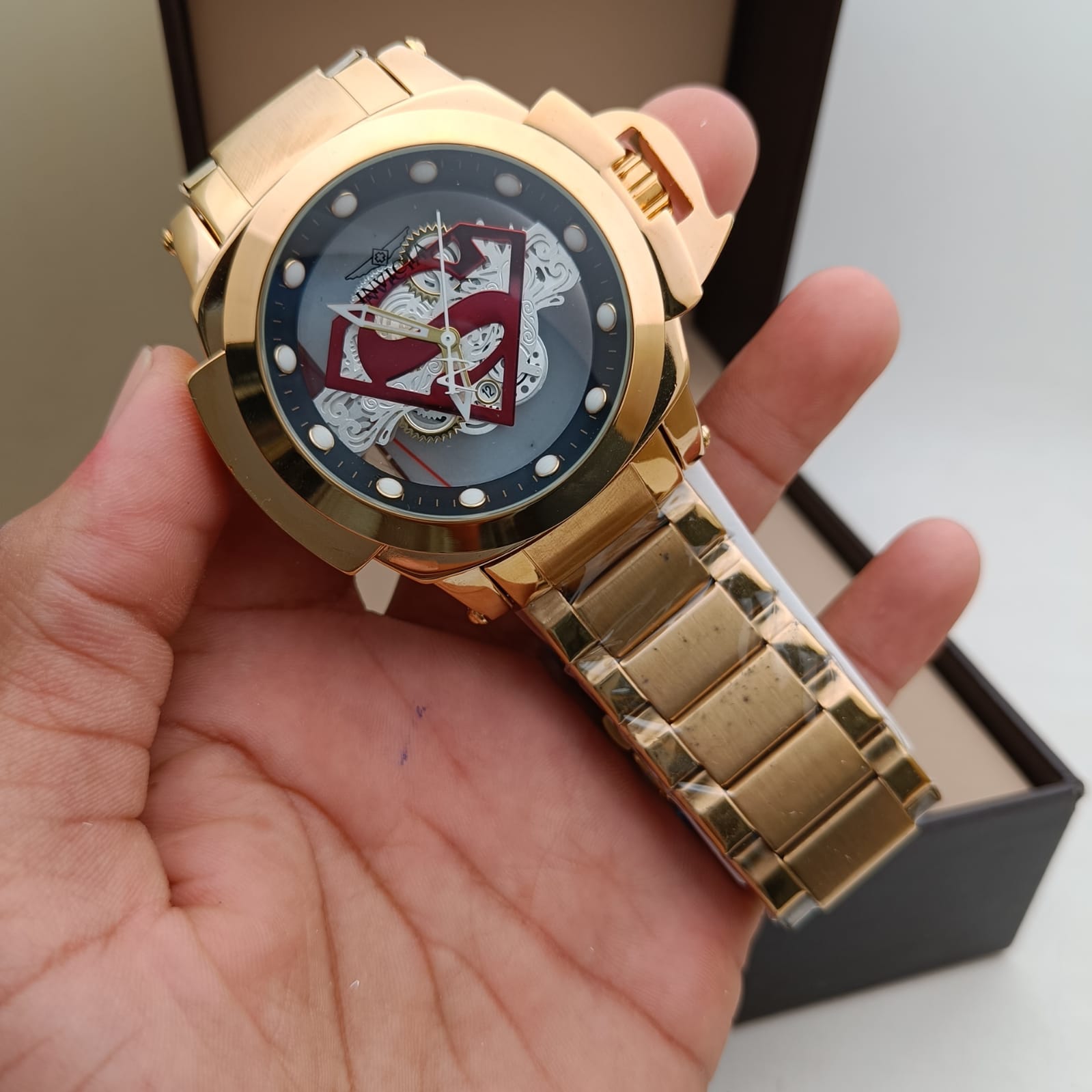 Men's Transparent Open Dial Men's watch - AmazingBaba